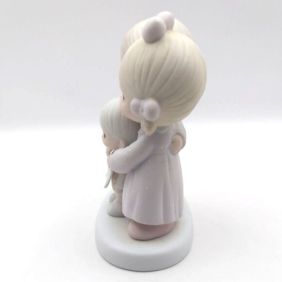 Vintage Precious Moments God Bless The Day We Found You Porcelain Figurine 1986 - Picture 2 of 9